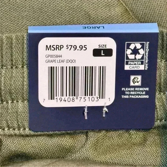 NWT - GAP lightweight pull-on pants. Color is Grapeleaf. Size Large - Picture 3 of 9